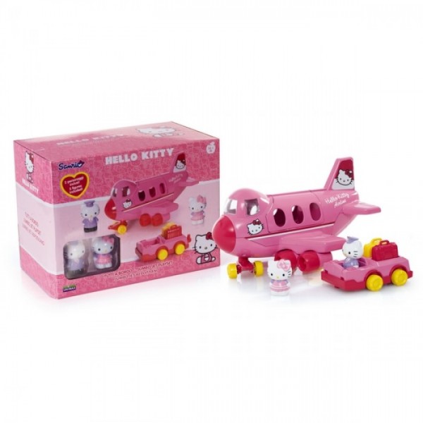 Самолёт с пассажирами Hello Kitty